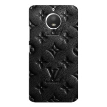 Текстурный Чехол Louis Vuitton для Моторола Мото Е4 – Черный ЛВ