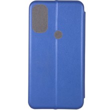 Кожаный чехол (книжка) Classy для Motorola Moto E40 – Синий
