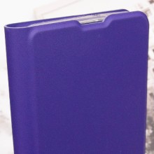 Шкіряний чохол книжка GETMAN Elegant (PU) для Motorola Moto E40 – Фіолетовий