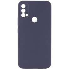 Чехол Silicone Cover Lakshmi Full Camera (AAA) для Motorola Moto E40 – Серый
