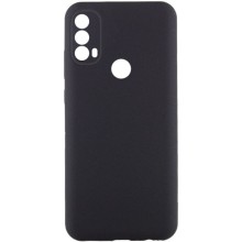 Чехол Silicone Cover Lakshmi Full Camera (AAA) для Motorola Moto E40 – Черный
