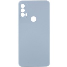 Чохол Silicone Cover Lakshmi Full Camera (AAA) для Motorola Moto E40 – Блакитний
