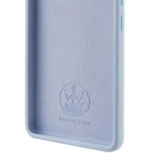 Чохол Silicone Cover Lakshmi Full Camera (AAA) для Motorola Moto E40 – Блакитний