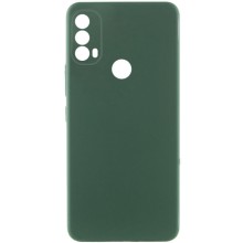 Чехол Silicone Cover Lakshmi Full Camera (AAA) для Motorola Moto E40 – Зеленый