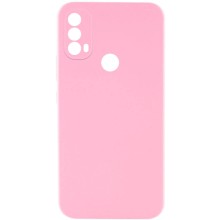 Чехол Silicone Cover Lakshmi Full Camera (AAA) для Motorola Moto E40 – Розовый