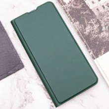 Шкіряний чохол книжка GETMAN Elegant (PU) для Motorola Moto E40 – Зелений