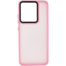 Чехол TPU+PC Lyon Frosted для Motorola Moto E40 – Pink