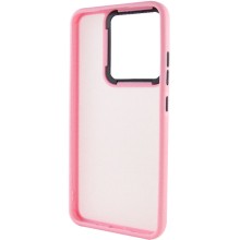 Чехол TPU+PC Lyon Frosted для Motorola Moto E40 – Pink