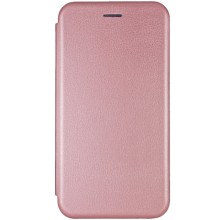 Кожаный чехол (книжка) Classy для Motorola Moto E40 (Rose Gold)