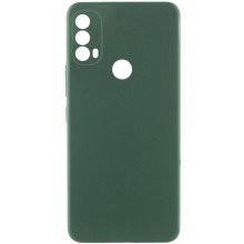 Чехол Silicone Cover Lakshmi Full Camera (AAA) для Motorola Moto E40 (Зеленый)