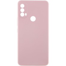 Чехол Silicone Cover Lakshmi Full Camera (AAA) для Motorola Moto E40 – Розовый