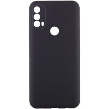 Чехол Silicone Cover Lakshmi Full Camera (AAA) для Motorola Moto E40 (Черный)