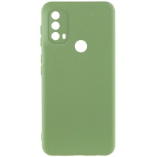 Чехол Silicone Cover Lakshmi Full Camera (A) для Motorola Moto E40 – Зеленый