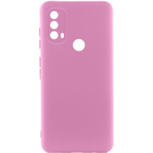 Чехол Silicone Cover Lakshmi Full Camera (A) для Motorola Moto E40 (Розовый)