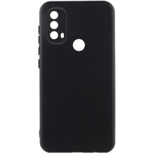 Чехол Silicone Cover Lakshmi Full Camera (A) для Motorola Moto E40 (Черный)