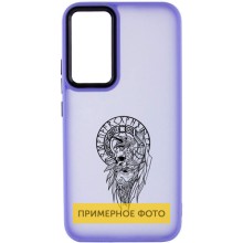 Накладка Oprint Скандинавия Black для Motorola Moto E40 – Purple