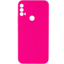 Чехол Silicone Cover Lakshmi Full Camera (AAA) для Motorola Moto E40 – Розовый