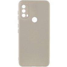 Чехол Silicone Cover Lakshmi Full Camera (A) для Motorola Moto E40 – Песочный