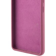 Чехол TPU GETMAN Liquid Silk Full Camera для Motorola Moto E40 – Бордовый