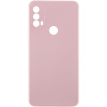Чехол TPU GETMAN Liquid Silk Full Camera для Motorola Moto E40 – Розовый