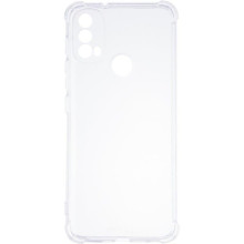 TPU чехол GETMAN Ease logo усиленные углы Full Camera для Motorola Moto E40 / E30 – Прозрачный