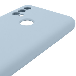 Чехол Silicone Cover Lakshmi Full Camera (AAA) для Motorola Moto E40 – Голубой