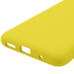 Чехол Silicone Cover Lakshmi Full Camera (AAA) для Motorola Moto E40 – Желтый