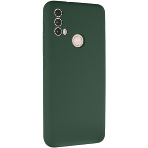 Чехол Silicone Cover Lakshmi Full Camera (AAA) для Motorola Moto E40 – Зеленый