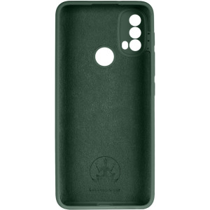 Чехол Silicone Cover Lakshmi Full Camera (AAA) для Motorola Moto E40 – Зеленый