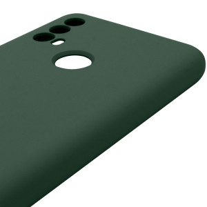 Чехол Silicone Cover Lakshmi Full Camera (AAA) для Motorola Moto E40 – Зеленый