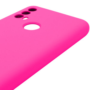 Чехол Silicone Cover Lakshmi Full Camera (AAA) для Motorola Moto E40 – Розовый