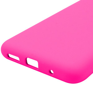 Чехол Silicone Cover Lakshmi Full Camera (AAA) для Motorola Moto E40 – Розовый