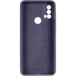 Чехол Silicone Cover Lakshmi Full Camera (AAA) для Motorola Moto E40 – Темно-синий