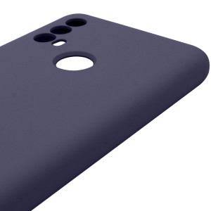 Чехол Silicone Cover Lakshmi Full Camera (AAA) для Motorola Moto E40 – Темно-синий