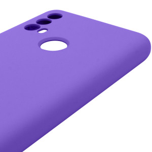 Чехол Silicone Cover Lakshmi Full Camera (AAA) для Motorola Moto E40 – Фиолетовый