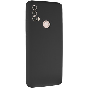 Чехол Silicone Cover Lakshmi Full Camera (AAA) для Motorola Moto E40 – Черный