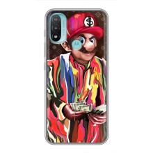 Брендновые Чехлы для Motorola MOTO E40 - (PREMIUMPrint) (Mario LV)