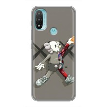 Чехлы для Motorola MOTO E40 - Bearbrick Louis Vuitton (PREMIUMPrint) (Беарбрик Джордан)