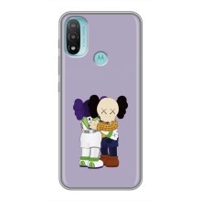 Чехлы для Motorola MOTO E40 - Bearbrick Louis Vuitton (PREMIUMPrint) (Дружба Беарбрик)