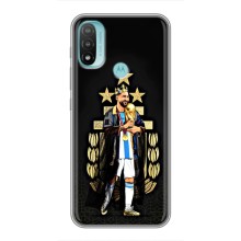 Чехлы для Motorola MOTO E40 (Leo чемпион) (AlphaPrint) (Месси Король)