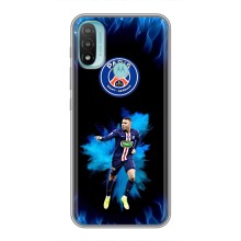 Чехлы Килиан Мбаппе для Motorola MOTO E40 (Мбаппе в огне)
