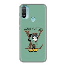 Чехлы Луи Витон для Motorola MOTO E40 (AlphaPrint - LOUIS VUITTON) (Микки Маус LV)