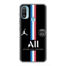Чехлы PSG для Motorola MOTO E40 (AlphaPrint) (футболка ПСЖ)