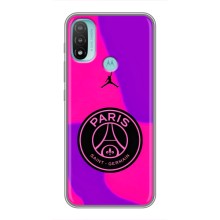 Чехлы PSG для Motorola MOTO E40 (AlphaPrint) (яркий ПСЖ)