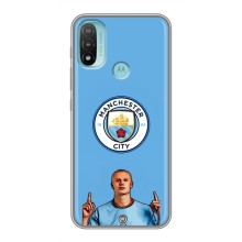 Чехлы с футболистом Ерлинг Холанд для Motorola MOTO E40 (AlphaPrint) (Холанд Манчестер Сити)