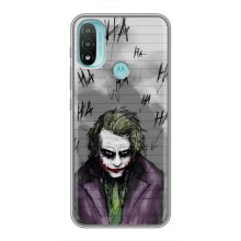 Чохли з картинкою Джокера на Motorola MOTO E40 (Joker клоун)