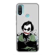 Чохли з картинкою Джокера на Motorola MOTO E40 (Погляд Джокера)