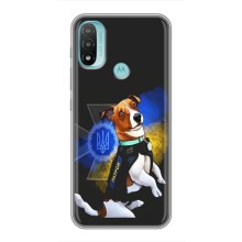 Чехлы с картинкой собаки Патрон для Motorola MOTO E40 (AlphaPrint) (Патрон собачка)