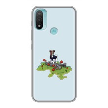 Чехлы с картинкой собаки Патрон для Motorola MOTO E40 (AlphaPrint) (Сапер Пес)