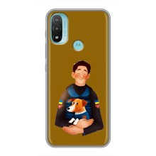 Чехлы с картинкой собаки Патрон для Motorola MOTO E40 (AlphaPrint) (ЗСУ Патрон)